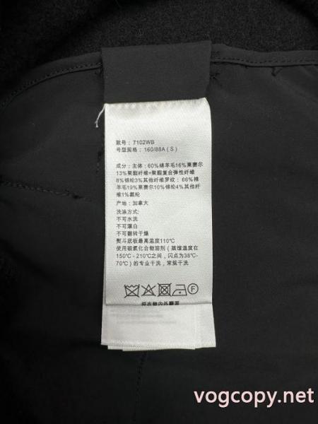 CANDA GOOSE 25 ss新型ウールグラブダウン保温パイロットジャケット 1