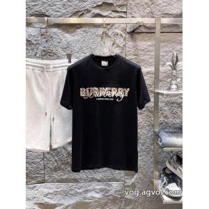 楽天最安値に挑戦 大人カジュアル 完売前に即対応ブランド フェイクBURBERRY半袖Tシャツ
