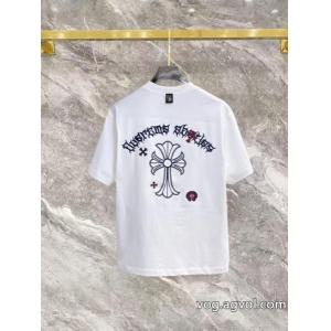 新登場 落ち着いた感覚 品質保証CHROME HEARTS半袖Tシャツブランド 激安 
